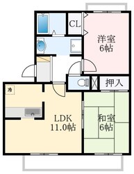 サンモール西井の物件間取画像